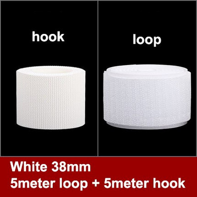 5M/rull Kvaliteetne tugev kleepuv konksu aasa kinnituslindi riba nailonist kleebise konksu aasa liim isetegemise jaoks ilma liimita