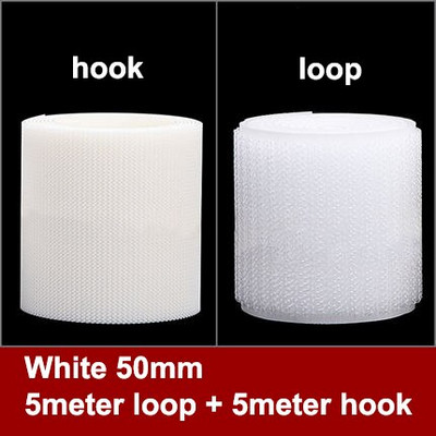 5M/rull Kvaliteetne tugev kleepuv konksu aasa kinnituslindi riba nailonist kleebise konksu aasa liim isetegemise jaoks ilma liimita