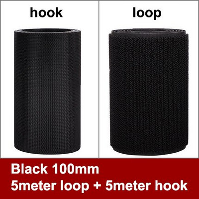 5M/rull Kvaliteetne tugev kleepuv konksu aasa kinnituslindi riba nailonist kleebise konksu aasa liim isetegemise jaoks ilma liimita