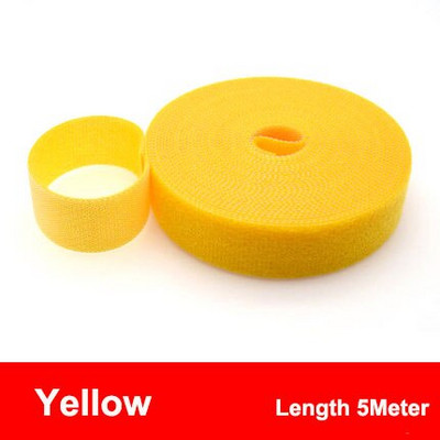 5 metrov/rolka opakovane použiteľná upevňovacia páska, káblové zväzky 15/20 mm suchý zips, obojstranný háčik, rolka, háčiky, popruh, drôty, organizér, popruhy