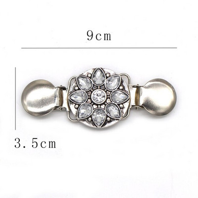 Retroeuroopa-ameerika stiilis rõivad salliklamber Naiste sall pandla kampsuni klambriga siidist sall mood prossi klambriga tarvikud