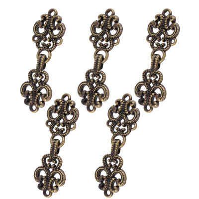 Nauja sagė moterims Vintage Cardigan Clip skara Apykaklės segtukai Vintažiniai drabužiai Megztinis Marškiniai Metalinis megztinis megztinis drabužiams