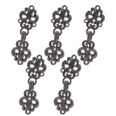 Nauja sagė moterims Vintage Cardigan Clip skara Apykaklės segtukai Vintažiniai drabužiai Megztinis Marškiniai Metalinis megztinis megztinis drabužiams