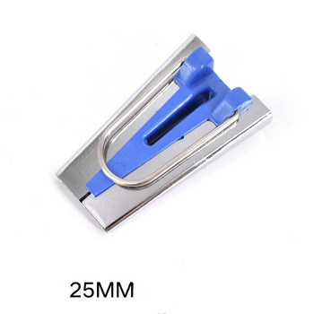 6mm/9mm/12mm/18mm/25mm Режещи шевни инструменти Ротационен нож Щипки Fabric Bias Tape Maker Hemming DIY Patchwork Machine