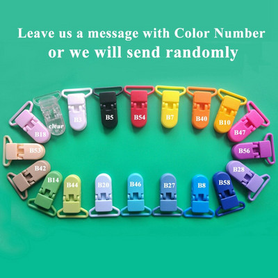 Sutoyuen 30 tk plastist luti klambrid / rippuvad klambrid haardehammastega beebi mannekeeni luti hoidiku klambrile