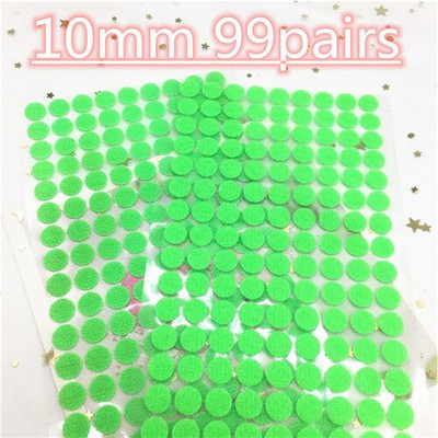 Цветен квадратен кръгъл стикер 10 мм точки 20*28 мм самозалепваща се лента за закопчаване Кука и примка Силно лепило Klitterband