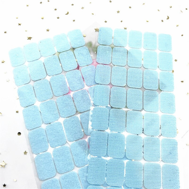 Цветен квадратен кръгъл стикер 10 мм точки 20*28 мм самозалепваща се лента за закопчаване Кука и примка Силно лепило Klitterband