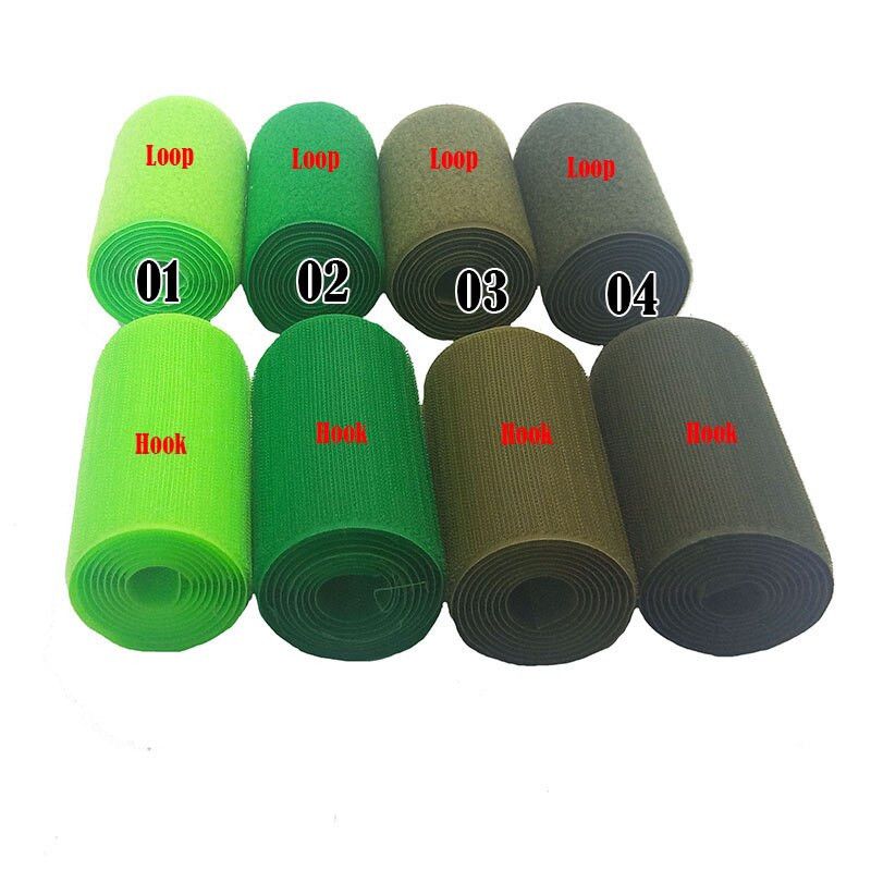 100mm laiad kinnitusdetailid teip konks ja silmus kriimustus õmblustarvikud teip isekleepuva kinnitusvahendita teip jalatsiparandus roheline oliiv