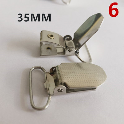 Kovové traky Paci, klipy na cumlík, detské cumlíky, spony, retiazkové príslušenstvo, plastový háčik, 30 ks