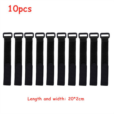 50 tk Vabastatavad korduvkasutatavad sidemed konks- ja silmuskinnitus Kahepoolne teip nailonist kaablisidemed T-tüüpi rihmatraat