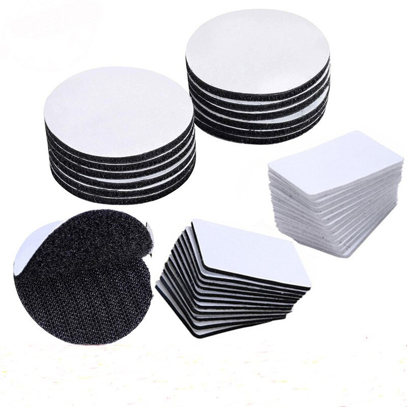 Silná samolepiaca páska so suchým zipsom Redondo Adhesivo, nálepka na koberec, pastilková páska so suchým zipsom a lepidlom pre domácich majstrov