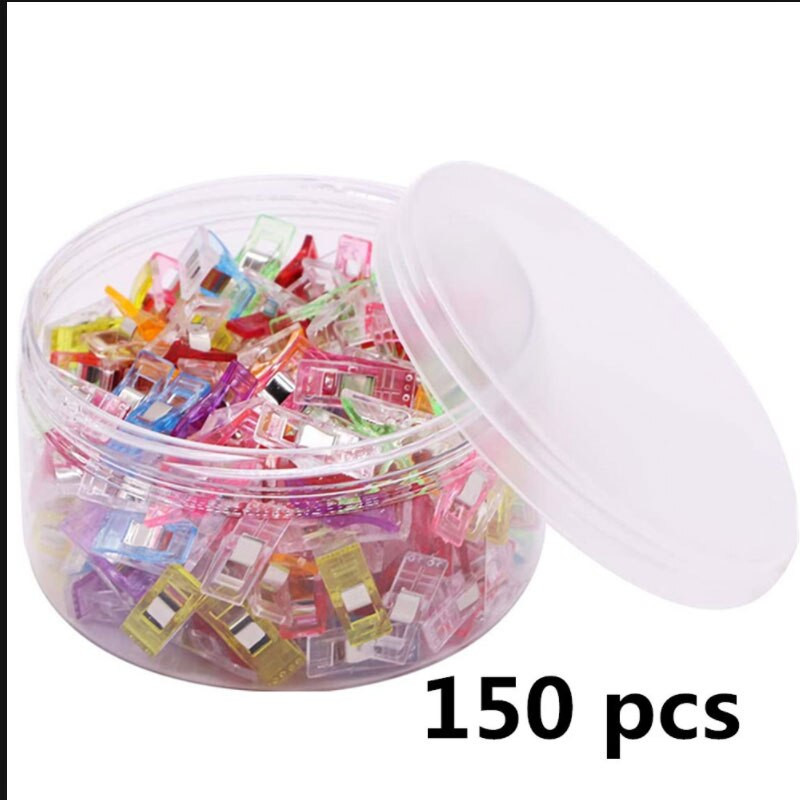 25/50/100/150 ks Šijacie remeselné prešívané prešívané deky Farebné plastové klipy Svorky Balenie pre patchwork Šitie remeslá Spona na kardigan