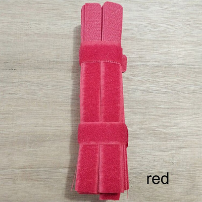 20 bucăți de bandă de fixare adezivă Legături de cablu Elemente de fixare cu cârlig și buclă Stick Cataramă Bundlet de curea Legată spate în spate cu bandă magică