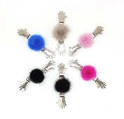 Šareni pom pom šalovi u obliku dlana broš kopča džemper šal čuvar ovratnik kopča držač podvezice odjevni dodaci nakit