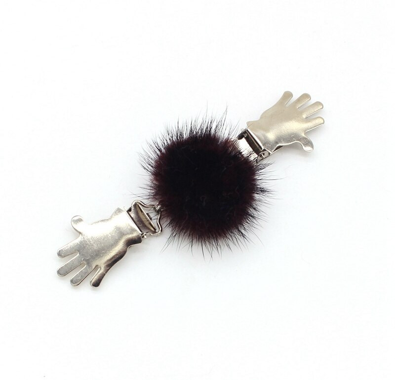 Šareni pom pom šalovi u obliku dlana broš kopča džemper šal čuvar ovratnik kopča držač podvezice odjevni dodaci nakit