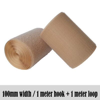 Khaki värvi ilma kleepuva konksu aasa kinnitusteibi õmblemine Aksessuaarid teip kleebised rihmad moerõivad 20/25/40/50/100mm DIY