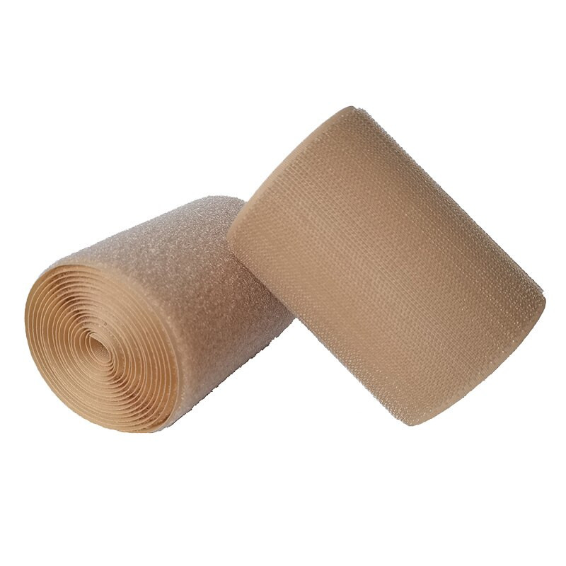 Khaki värvi ilma kleepuva konksu aasa kinnitusteibi õmblemine Aksessuaarid teip kleebised rihmad moerõivad 20/25/40/50/100mm DIY