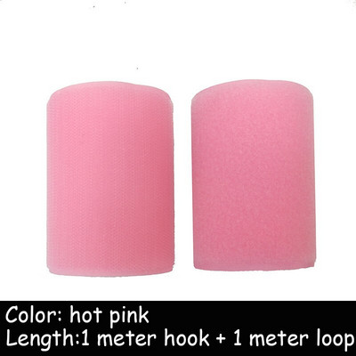 10 εκ. Πλάτος ζεστό ροζ νάιλον όχι αυτοκόλλητο γάντζο ταινία στερέωσης βρόχου ράβοντας μαγική ταινία αυτοκόλλητο γρατσουνιά λουράκι κόκκινο ρούχα