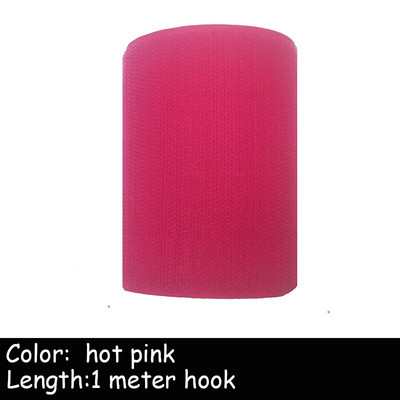 10 εκ. Πλάτος ζεστό ροζ νάιλον όχι αυτοκόλλητο γάντζο ταινία στερέωσης βρόχου ράβοντας μαγική ταινία αυτοκόλλητο γρατσουνιά λουράκι κόκκινο ρούχα