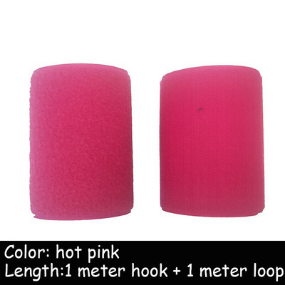 10 εκ. Πλάτος ζεστό ροζ νάιλον όχι αυτοκόλλητο γάντζο ταινία στερέωσης βρόχου ράβοντας μαγική ταινία αυτοκόλλητο γρατσουνιά λουράκι κόκκινο ρούχα