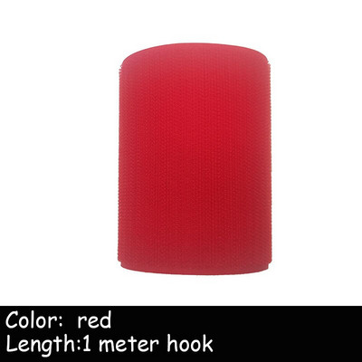 10 εκ. Πλάτος ζεστό ροζ νάιλον όχι αυτοκόλλητο γάντζο ταινία στερέωσης βρόχου ράβοντας μαγική ταινία αυτοκόλλητο γρατσουνιά λουράκι κόκκινο ρούχα