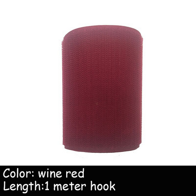 10 εκ. Πλάτος ζεστό ροζ νάιλον όχι αυτοκόλλητο γάντζο ταινία στερέωσης βρόχου ράβοντας μαγική ταινία αυτοκόλλητο γρατσουνιά λουράκι κόκκινο ρούχα
