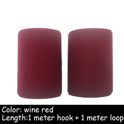 10 εκ. Πλάτος ζεστό ροζ νάιλον όχι αυτοκόλλητο γάντζο ταινία στερέωσης βρόχου ράβοντας μαγική ταινία αυτοκόλλητο γρατσουνιά λουράκι κόκκινο ρούχα