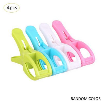 Plastové spony na vešiaky na bielizeň, výkonné spony na bielizeň, špendlíky na plážové uteráky, pružinová svorka, veľké chytené veľké spony