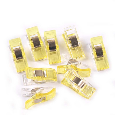 10 ks nových viacfarebných šijacích sponiek, háčkovacích, pletacích doplnkov, DIY svoriek na látky, patchworkových plastových sponiek, sponiek na papier