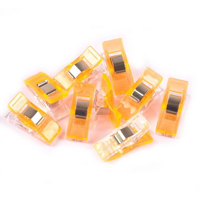 10 ks nových viacfarebných šijacích sponiek, háčkovacích, pletacích doplnkov, DIY svoriek na látky, patchworkových plastových sponiek, sponiek na papier