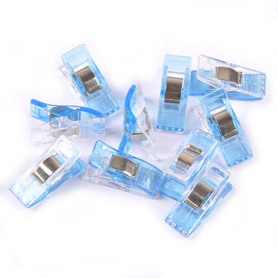 10 ks nových viacfarebných šijacích sponiek, háčkovacích, pletacích doplnkov, DIY svoriek na látky, patchworkových plastových sponiek, sponiek na papier