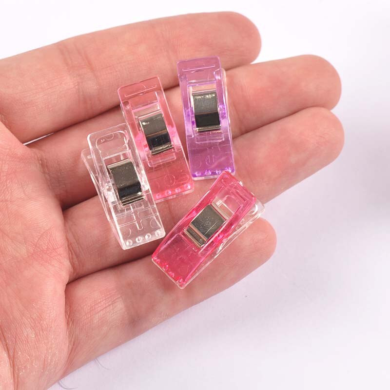 10 ks nových viacfarebných šijacích sponiek, háčkovacích, pletacích doplnkov, DIY svoriek na látky, patchworkových plastových sponiek, sponiek na papier