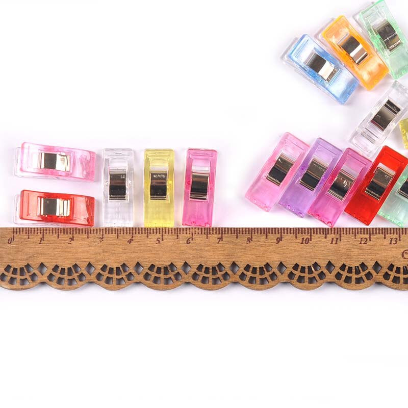10 ks nových viacfarebných šijacích sponiek, háčkovacích, pletacích doplnkov, DIY svoriek na látky, patchworkových plastových sponiek, sponiek na papier