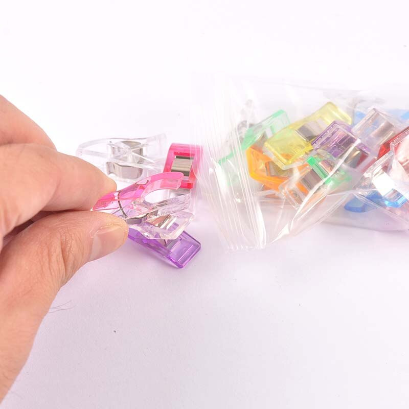 10 ks nových viacfarebných šijacích sponiek, háčkovacích, pletacích doplnkov, DIY svoriek na látky, patchworkových plastových sponiek, sponiek na papier