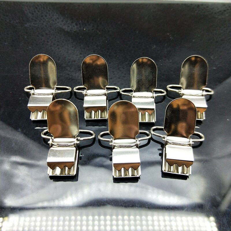 120 buc Agrafe din metal pentru suzetă Agrafe pentru îmbrăcăminte Artizanat pentru cleme pentru bavete Suport jucărie Accesoriu pentru cusut haine