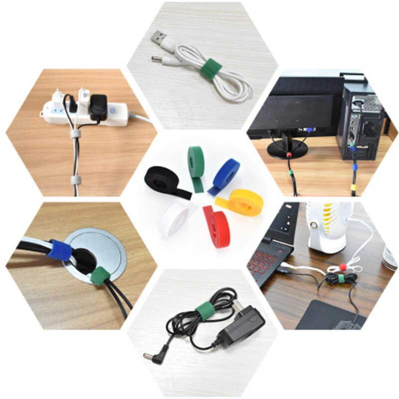 1 rolă 2cm*5m Color Magical Adeziv Bandă autoadezivă Cureaua cerc Cureaua Bandă de închidere Bandă de fixare pentru zgârieturi