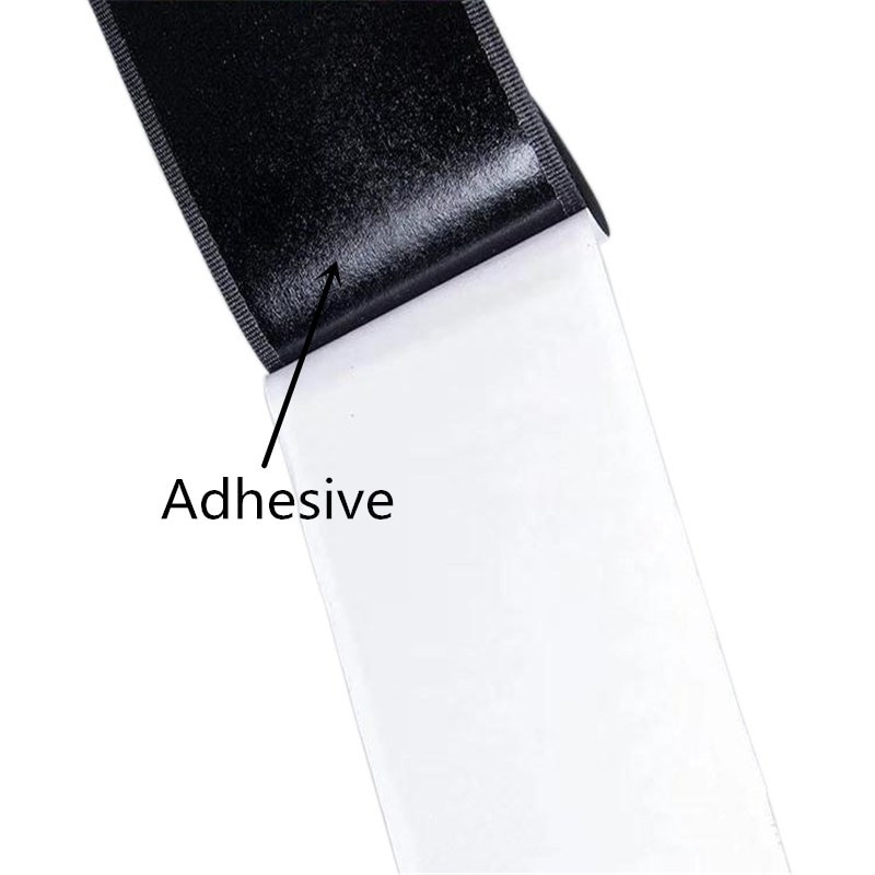 5 jardi valge must takjakinnitus konks ja silmus Kinnitused Adhesive Magic Tap Isekleepuv Velcro teip Lipsu kleebisteip superliimiga