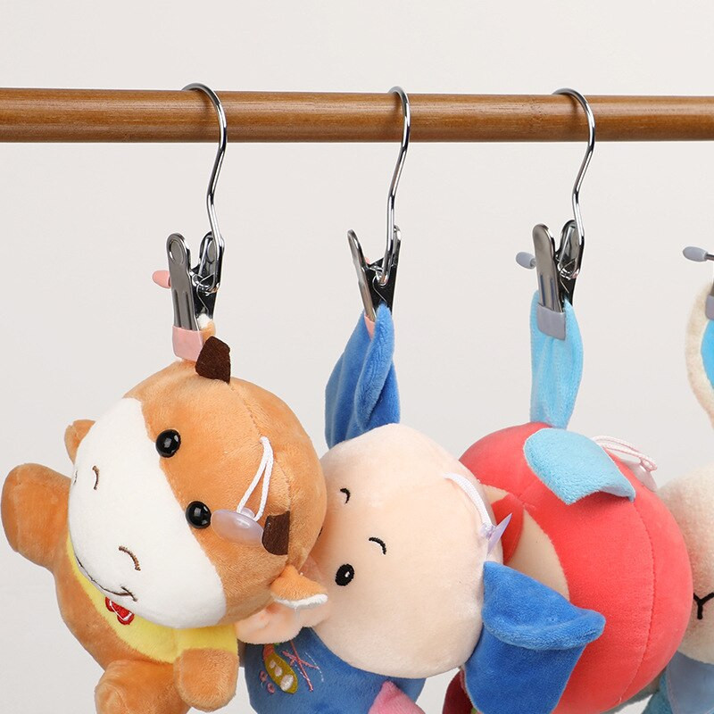 5 tk/partii roostevabast terasest klambrid kuivatamine riidepulgad Riputatavad riidenõelad rippuvad käterätikuklambrid väliköögi jaoks