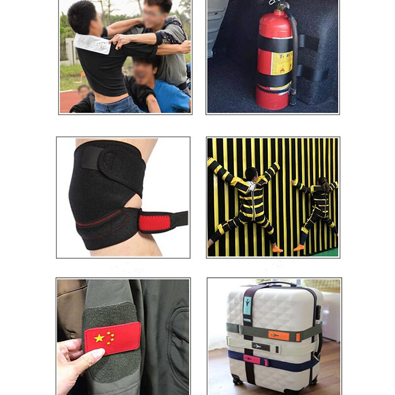 50MM 1meter/páry farebných upevňovacích pások z nylonu so suchým zipsom bez lepiacej spony, magické káblové zväzky, DIY remeselnícke šijacie príslušenstvo