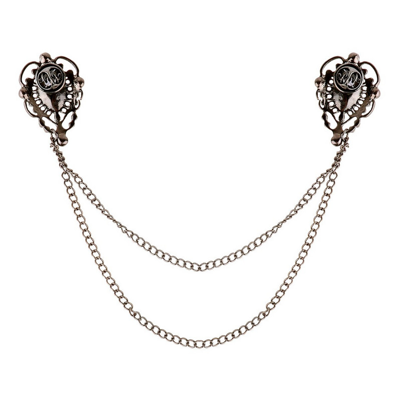 Naiste meeste kivist pross tutikett reväärinõel Vintage elegantne kampsun sall ketiklambrid kampsuni krae hoidjad kaunistused