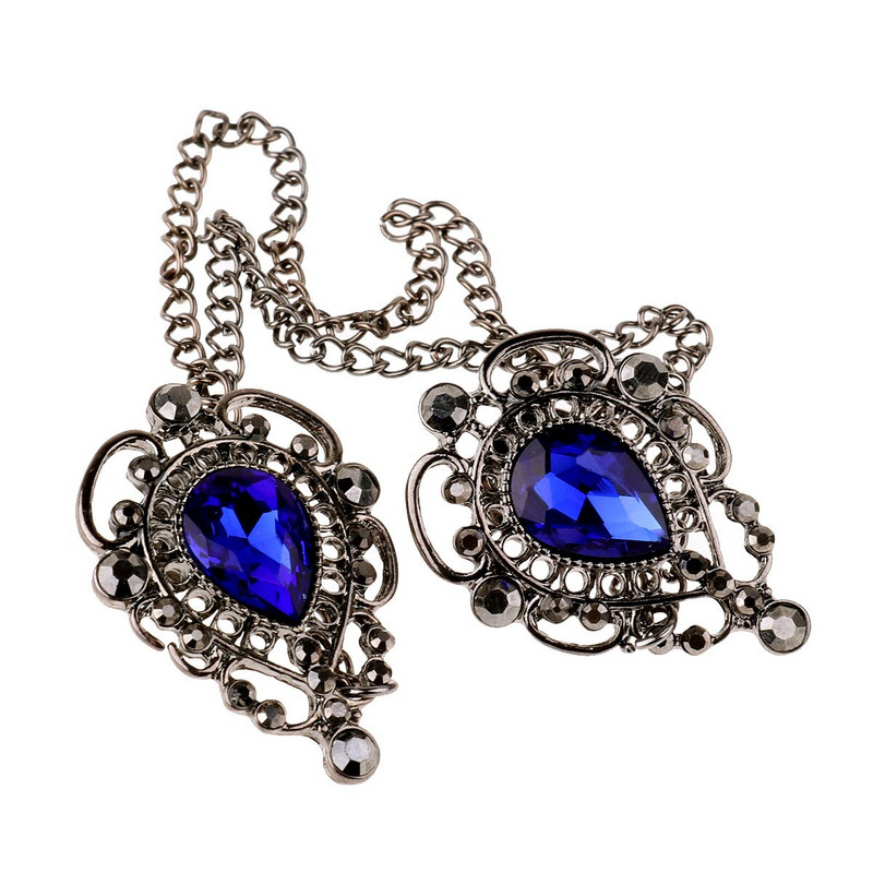 Naiste meeste kivist pross tutikett reväärinõel Vintage elegantne kampsun sall ketiklambrid kampsuni krae hoidjad kaunistused