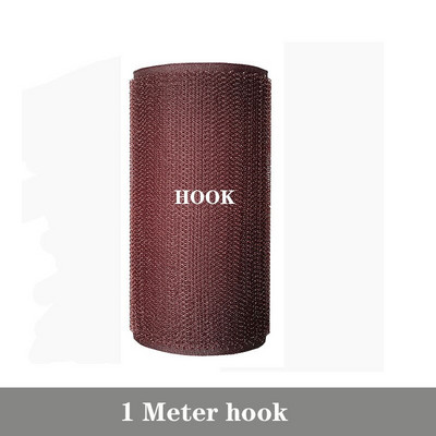 100 mm šírka káva bez lepidla suchý zips páska šijacia magická páska nálepka popruh Couture páska oblečenie