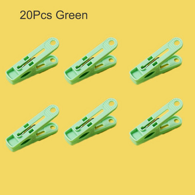 20 KOM. Štipaljke za rublje, šarene male kopče, kopče za šivanje, posteljina, grudnjak, čarape, čarape za putovanja, prijenosne štipaljke za odjeću, plastične kopče za šivanje