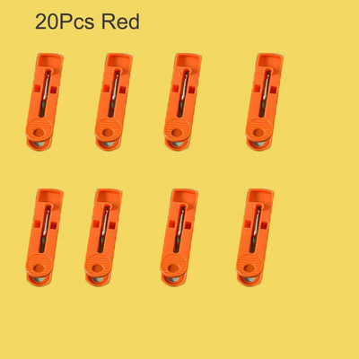 20 KOM. Štipaljke za rublje, šarene male kopče, kopče za šivanje, posteljina, grudnjak, čarape, čarape za putovanja, prijenosne štipaljke za odjeću, plastične kopče za šivanje