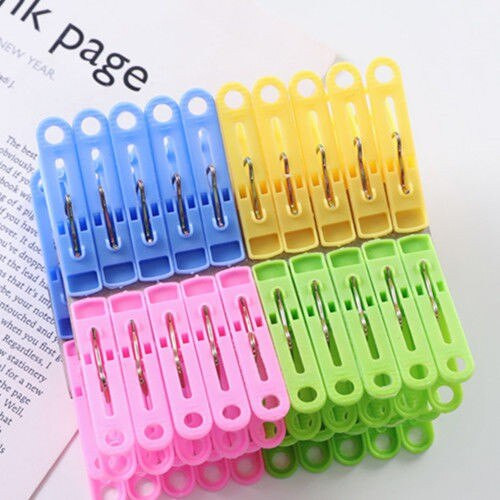 20 ks farebných malých klipov na prádlo, plastové klipy na šitie, posteľnú bielizeň, podprsenku, ponožky, cestovné prenosné štipce na prádlo, plastové klipy, sušiak na bielizeň