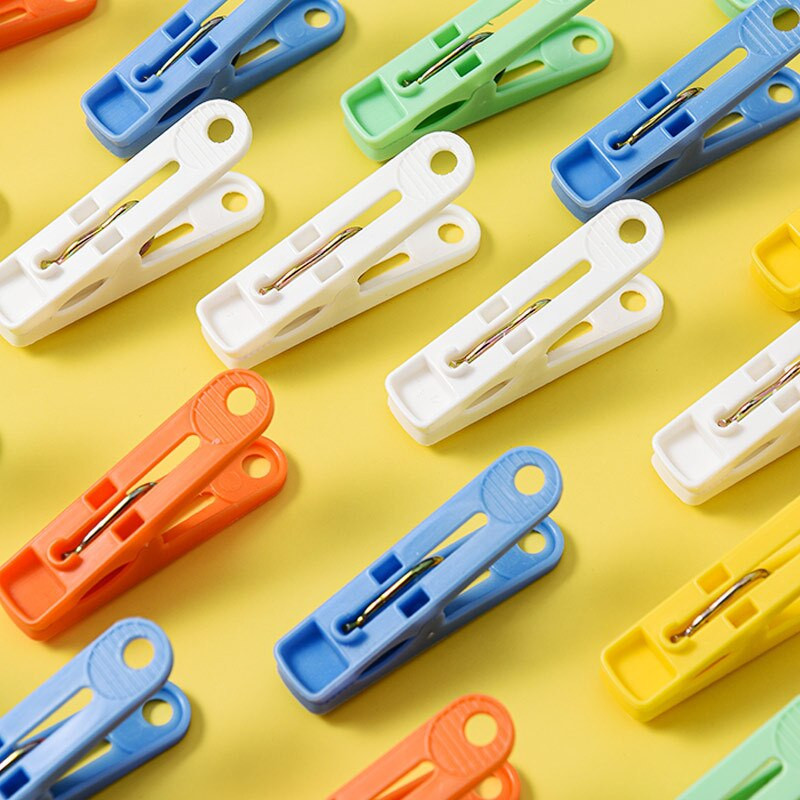 20 ks farebných malých klipov na prádlo, plastové klipy na šitie, posteľnú bielizeň, podprsenku, ponožky, cestovné prenosné štipce na prádlo, plastové klipy, sušiak na bielizeň