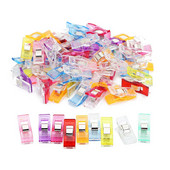 50 tk õmblusklambrid plastklambrid teppimine meisterdamine heegeldamine kudumine turvaklambrid erinevat värvi Köitmisklambrid paber