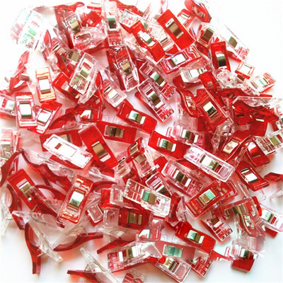 50 tk õmblusklambrid plastklambrid teppimine meisterdamine heegeldamine kudumine turvaklambrid erinevat värvi Köitmisklambrid paber