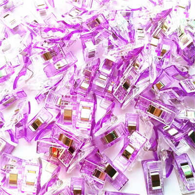 50 tk õmblusklambrid plastklambrid teppimine meisterdamine heegeldamine kudumine turvaklambrid erinevat värvi Köitmisklambrid paber