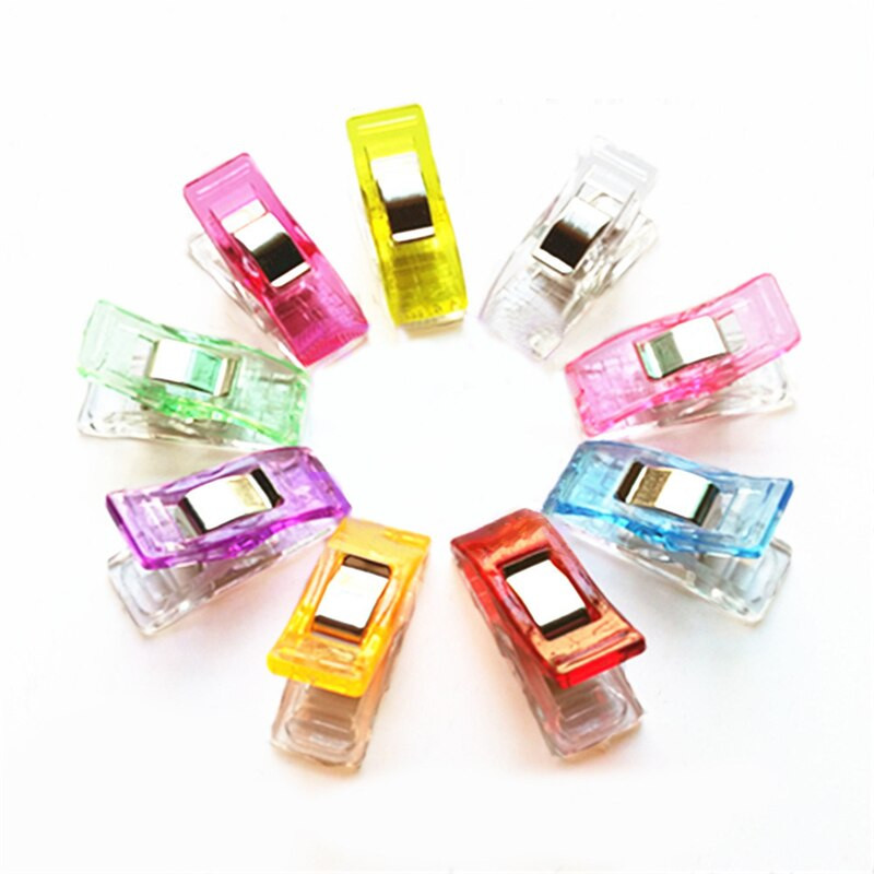 50 tk õmblusklambrid plastklambrid teppimine meisterdamine heegeldamine kudumine turvaklambrid erinevat värvi Köitmisklambrid paber